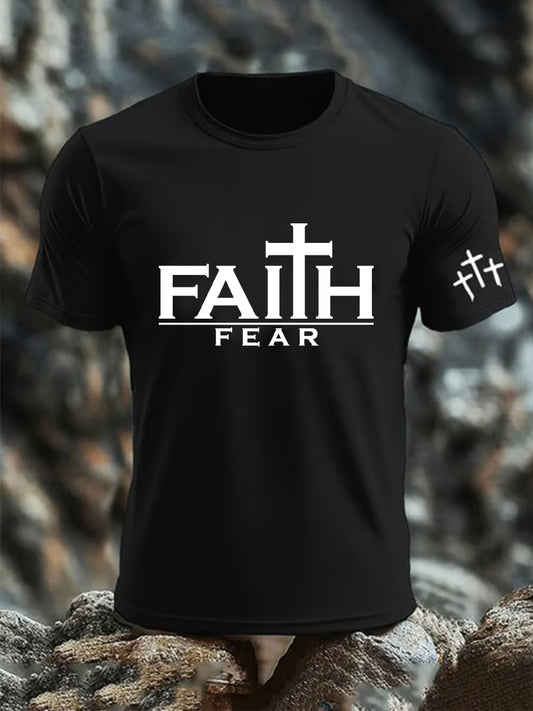 Men's Faith Over Fear Short-sleeved T-shirt