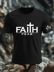 Men's Faith Over Fear Short-sleeved T-shirt