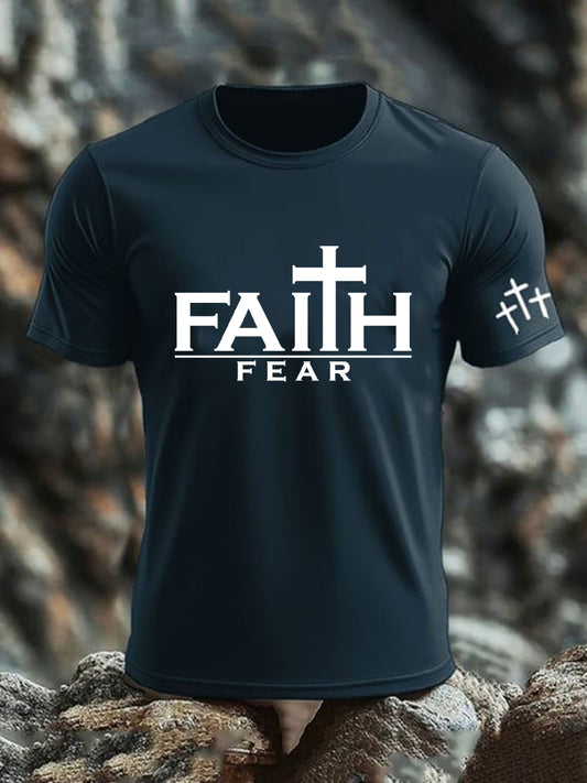 Men's Faith Over Fear Short-sleeved T-shirt