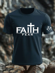 Men's Faith Over Fear Short-sleeved T-shirt