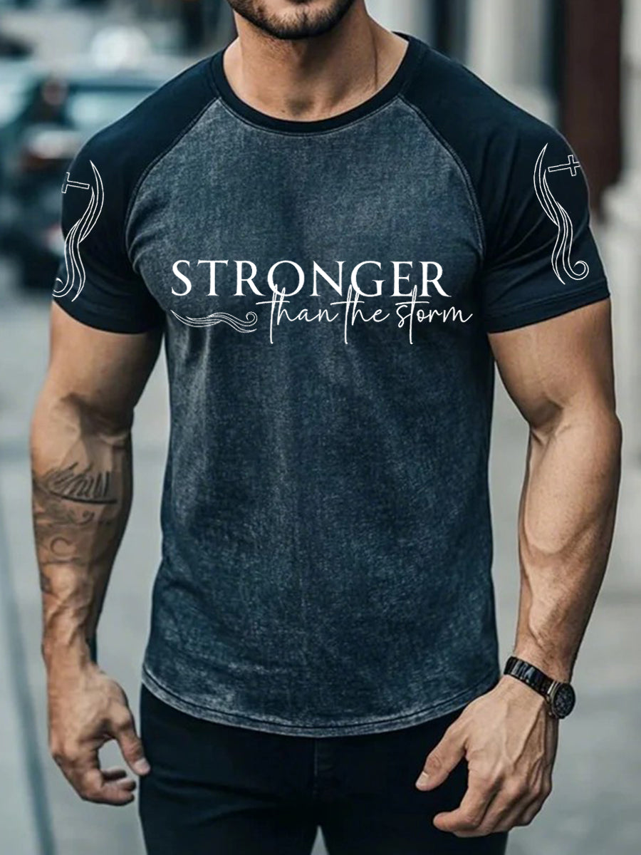 Men's Stronger Than The Storm Short Sleeve T-shirt