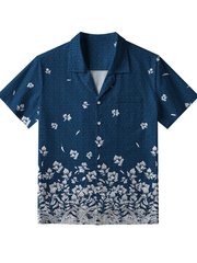 Men's Falling Petals Button-Down Shirt