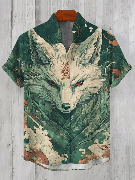 Men's Fox Srt Print Short-sleeved Shirt