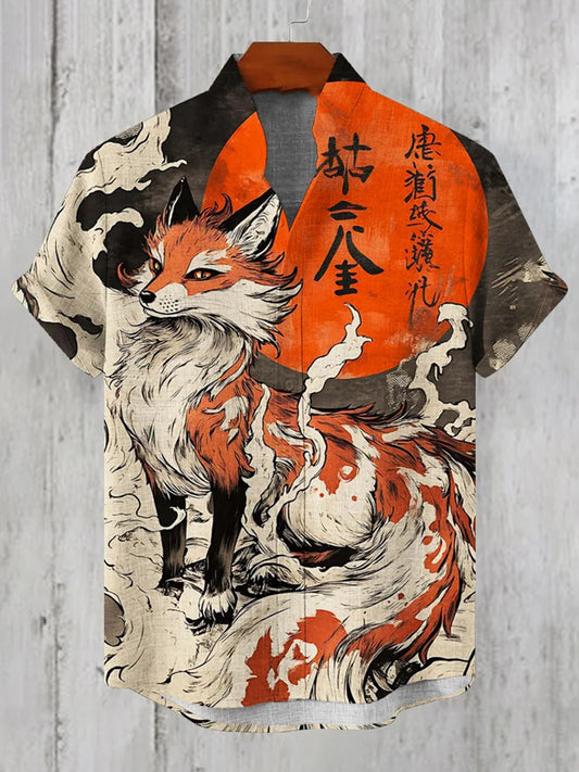 Men's Fox Srt Print Short-sleeved Shirt