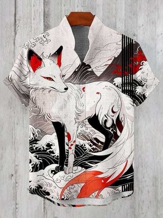 Men's Fox Srt Print Short-sleeved Shirt
