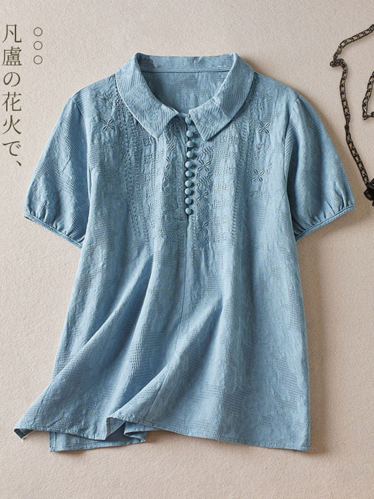 Women's solid color casual shirts