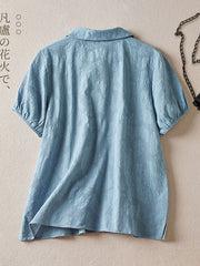 Women's solid color casual shirts